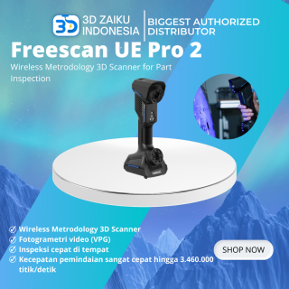 Shining 3D Freescan UE Pro 2 Wireless Metrodology 3D Scanner for Part Inspection